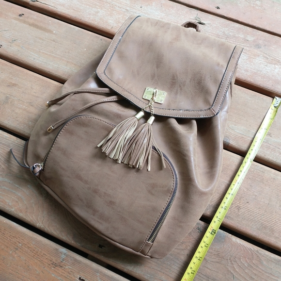 Soft Faux Leather Spring Backpack - Picture 2 of 5